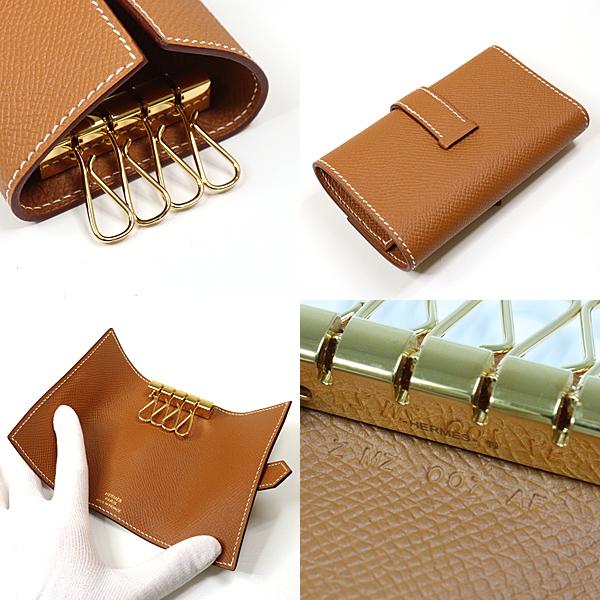HERMES エルメス ベアン 4連 キーケース ヴォーエプソン Z刻印 HERMES エルメス ベアン 4連 キーケース ヴォーエプソン Z刻印