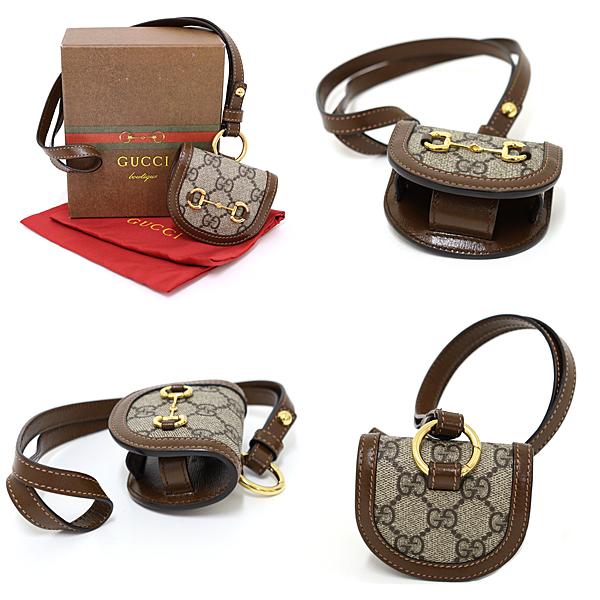 【美品】GUCCI　グッチ　オフディア　GGスプリーム　airpodsケース GUCCI（グッチ） ホースビット Airpods ケース GGスプリーム