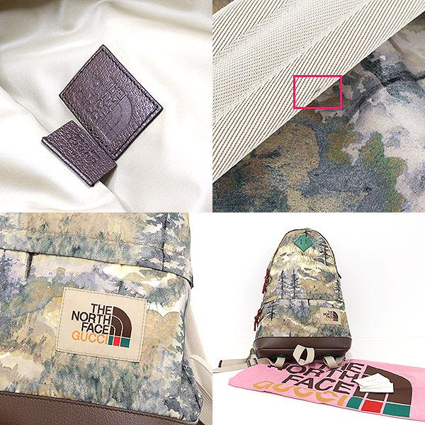 GUCCI グッチ THE NORTH FACE X ミディアム バックパック ベージュ系  