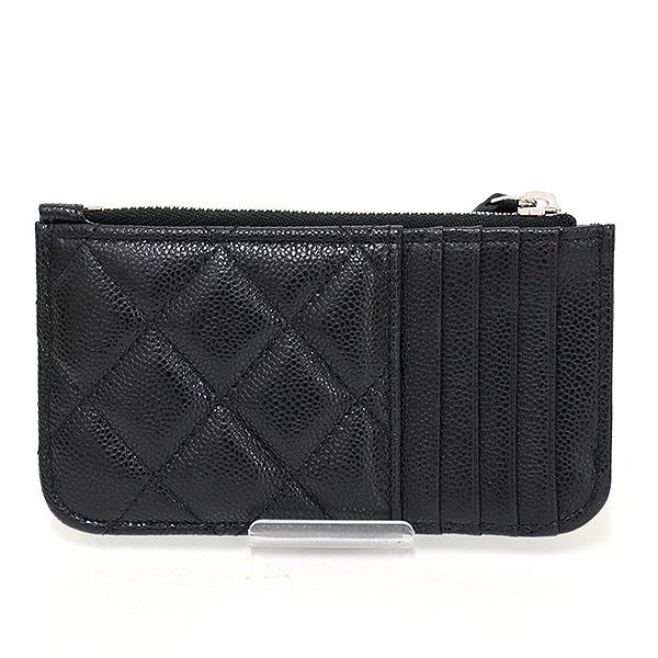 CHANEL（シャネル） クラシック ジップ カードケース キャビアスキン
