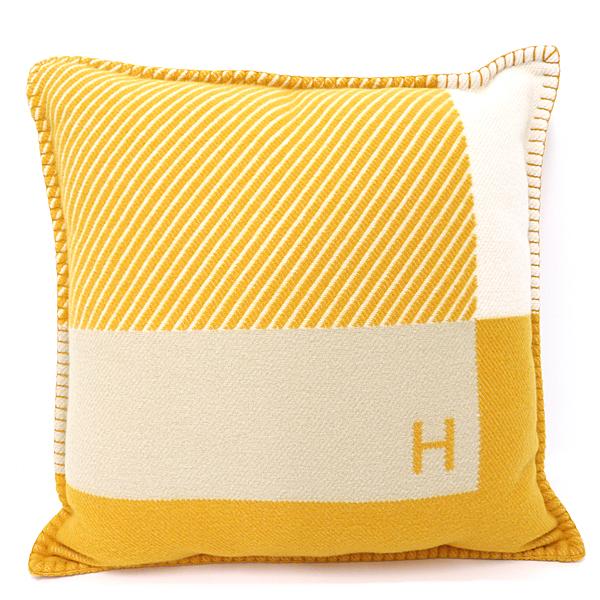 HERMES カシミア ウールクッション 50cm