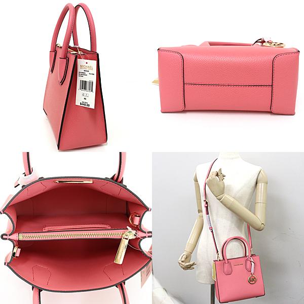 マイケルコース MICHAEL KORS マーサー ミディアム メッセンジャー 2WAYバッグ 35S1GM9M2L TEA ROSE ピンク 未使用品 MICHAEL KORS（マイケルコース） マーサー ミディアム メッセンジャー