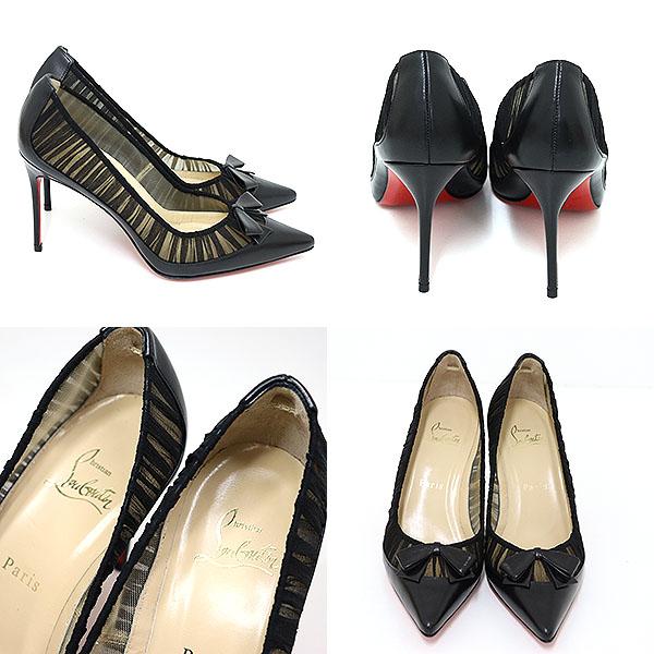 クリスチャンルブタン　パンプス　37ハーフ　ブラック Christian Louboutin クリスチャン ルブタン パンプス ブラック
