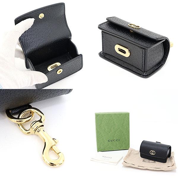GUCCI（グッチ） ダブルG エチケットバッグ ホルダー ブラック 692956