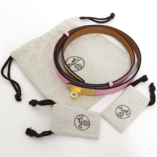 HERMES エルメス ベルト ケリー 18 クロコダイルアリゲーターマット Y  