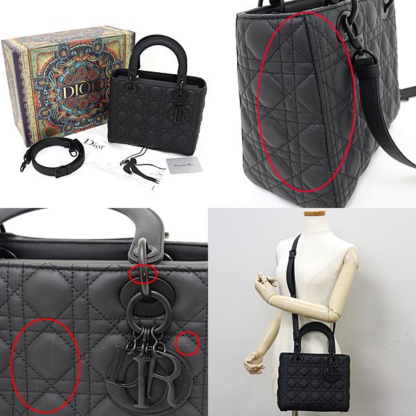 Christian Dior ディオール Lady バッグ ミディアム カナージュ Christian Dior ディオール Lady バッグ ミディアム カナージュ
