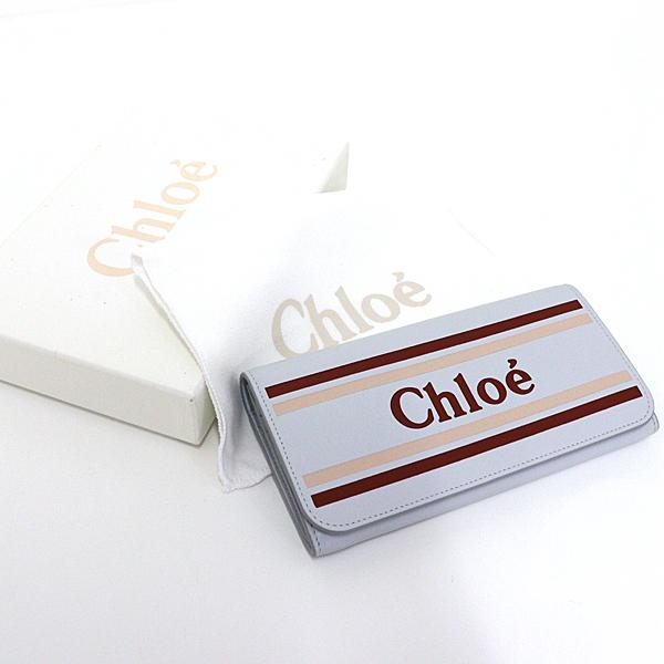 Chloe（クロエ） Chloe VICK ロングウォレット 長財布 レザー ライト
