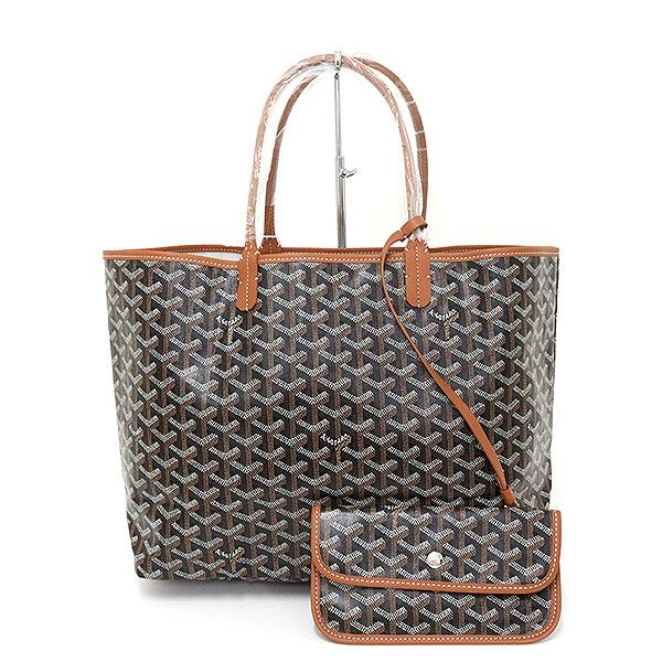 GOYARD（ゴヤール） サン・ルイ PM トートバッグ ブラック&ナチュラル 