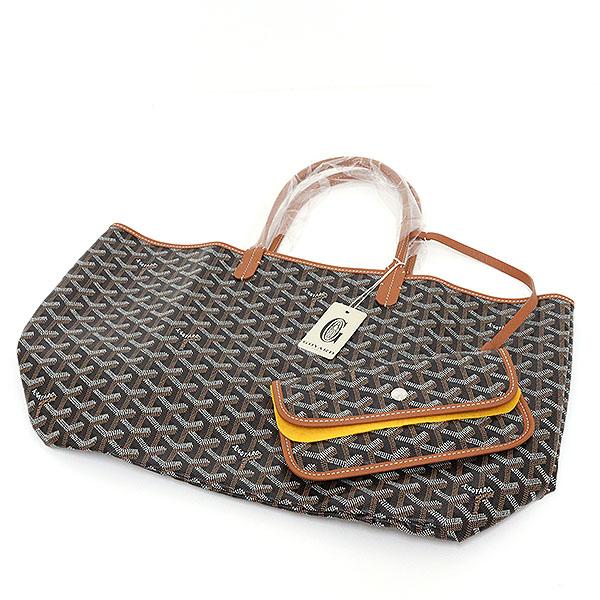 GOYARD（ゴヤール） サン・ルイ PM トートバッグ ブラック&ナチュラル 