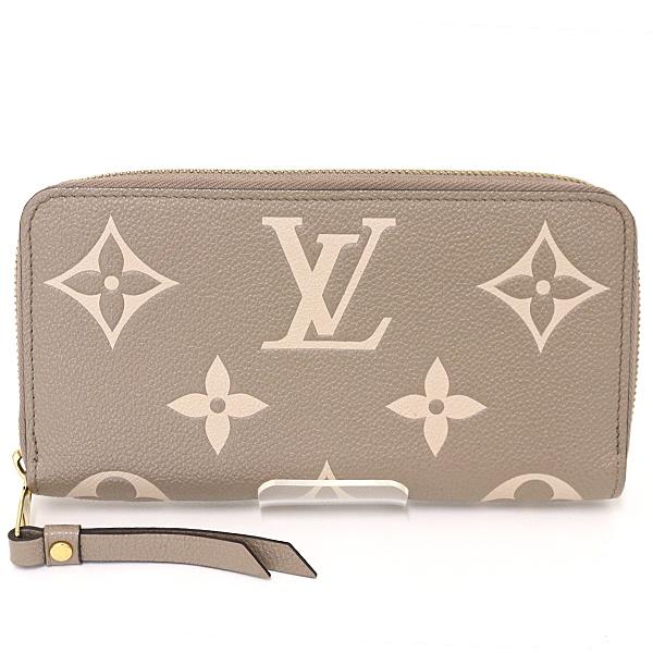 ルイ ヴィトン LOUIS VUITTON ジッピー･ウォレット モノグラム･アンプラント レザー M69794 トゥルトレール クレーム 【中古】Aランク LOUIS VUITTON（ルイ・ヴィトン） ルイ ヴィトン ジッピー・ウォレット