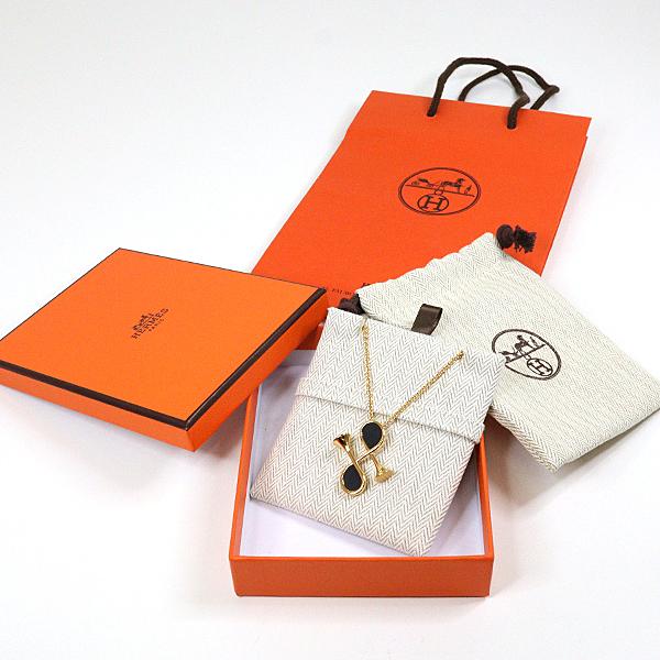 HERMES（エルメス） コルH ネックレス メタル GP イエローゴールド 