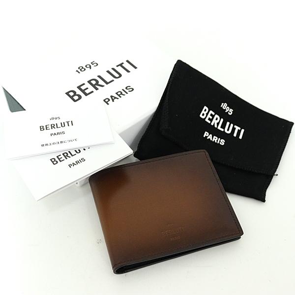 Berluti（ベルルッティ） マコレ スリム レザー コンパクトウォレット