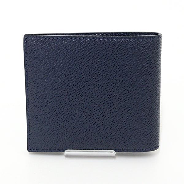 プラダ PRADA 2折り札入れ サフィアーノレザー ネイビー 未使用 PRADA（プラダ） PRADA 2折り札入れ サフィアーノレザー ネイビー 未