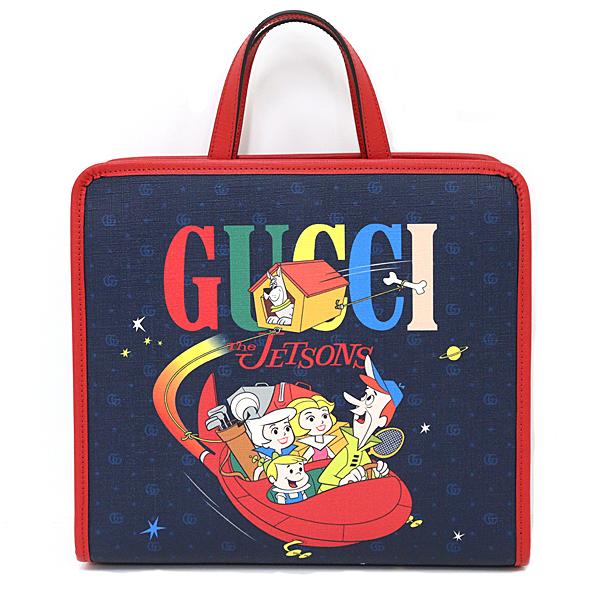 GUCCI（グッチ） GUCCUI チルドレンズ GG プリント トートバッグ