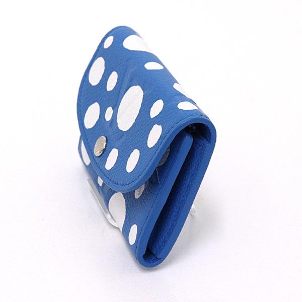 ルイヴィトン LOUIS VUITTON 草間彌生財布 M81984 水色 【中古】Sランク LOUIS VUITTON（ルイ・ヴィトン） 草間彌生財布 M81984 水色 【中古】S