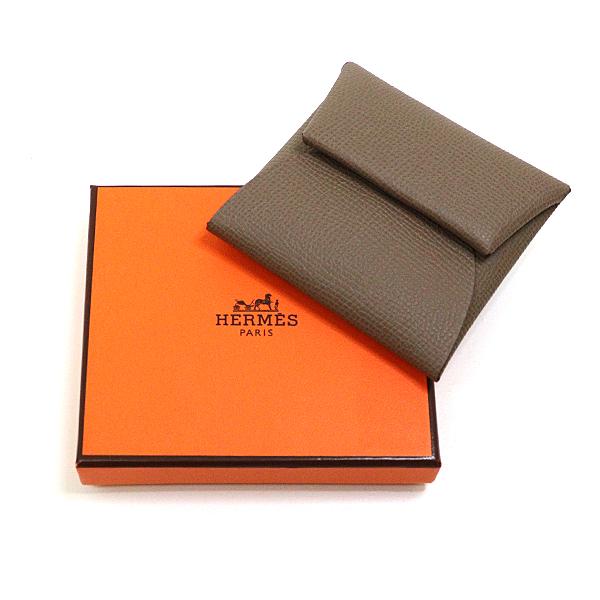 HERMES（エルメス） コインケース バスティア エプソン エトゥープ W