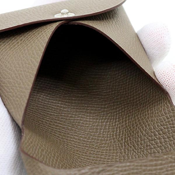 HERMES（エルメス） コインケース バスティア エプソン エトゥープ W