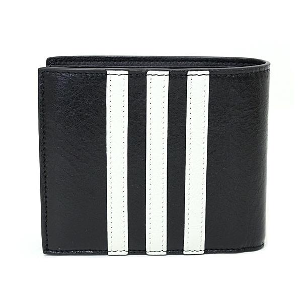 新品 バレンシアガ BALENCIAGA 2つ折り財布 バレンシアガ×アディダス ブラック BALENCIAGA（バレンシアガ） バレンシアガ×アディダス BALENCIAGA