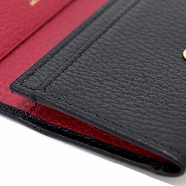 グッチ GUCCI 日本限定 ダブルG カードケース 名刺入れ JAPAN EXCLUSIVE レザー 739525 ブラック レッド 未使用品 GUCCI（グッチ） 日本限定 ダブルG カードケース 名刺入れ JAPAN