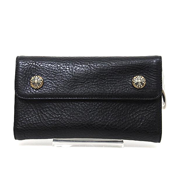 CHROME HEARTS（クロムハーツ） クロスボールボタンレザーウォレット