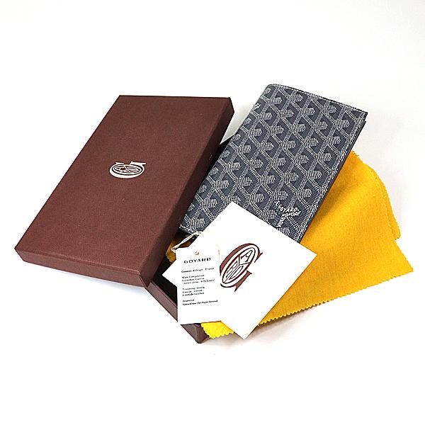 GOYARD（ゴヤール） 二つ折り 長財布 グレー ゴヤールディン