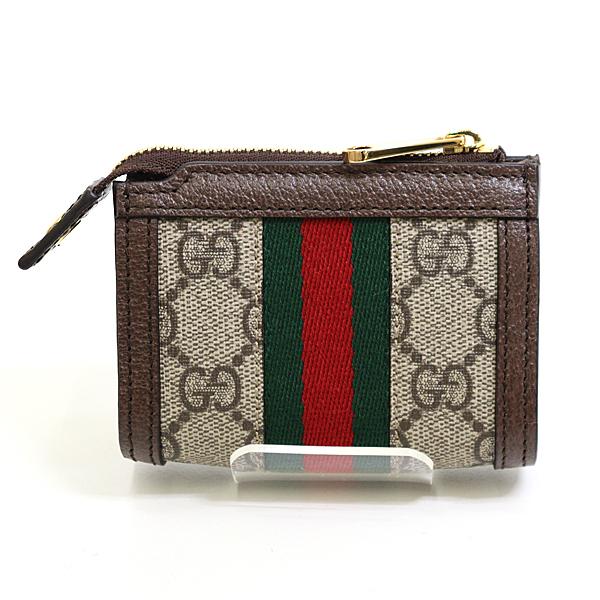 グッチ GUCCI オフィディア キーフック付き ケース GGスプリームキャンバス 699530【中古】Sランク GUCCI（グッチ） オフィディア キーフック付き コインケース GG