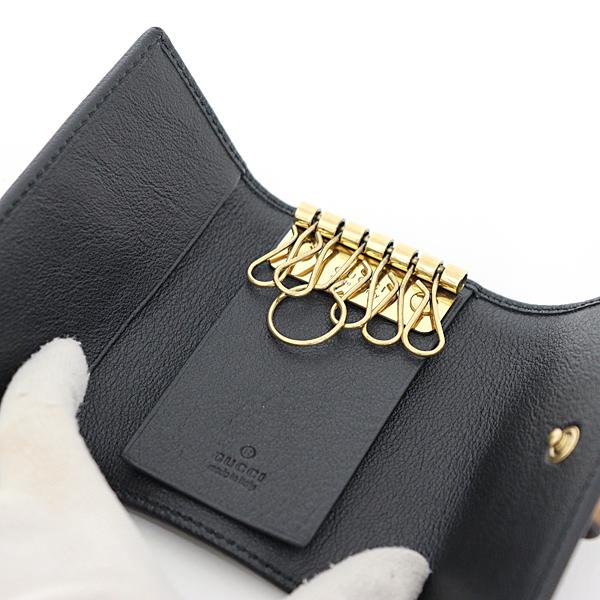 GUCCI（グッチ） ダイアナ キーケース ブラック 658636 バンブー