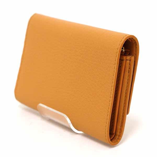 ルイ ヴィトン LOUIS VUITTON ポルトフォイユカプシーヌ コンパクト 三つ折り財布 トリヨンレザー M81669 サフラン 【中古】Aランク LOUIS VUITTON（ルイ・ヴィトン） ルイ ヴィトン ポルトフォイユ