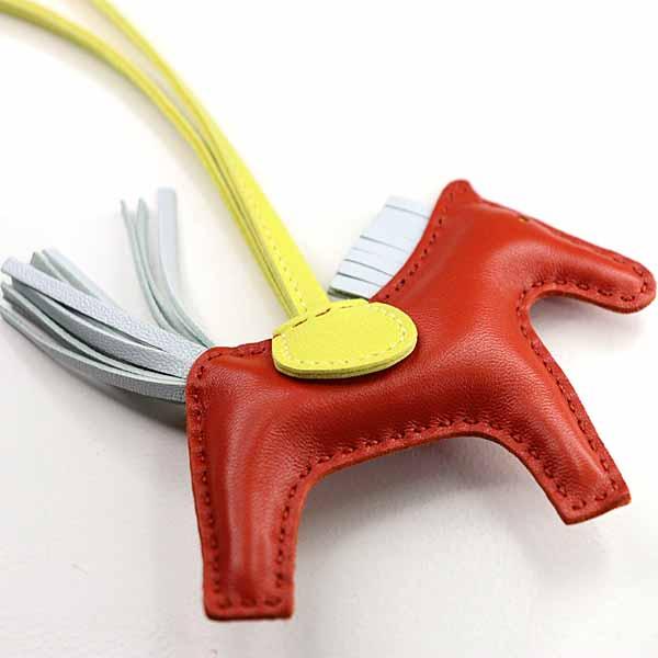 HERMES エルメス ロデオチャーム PM アニョーミロ カーネリアン ライム  