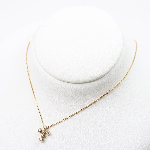 STAR JEWELRY（スタージュエリー） K18YG ダイアモンド クロス