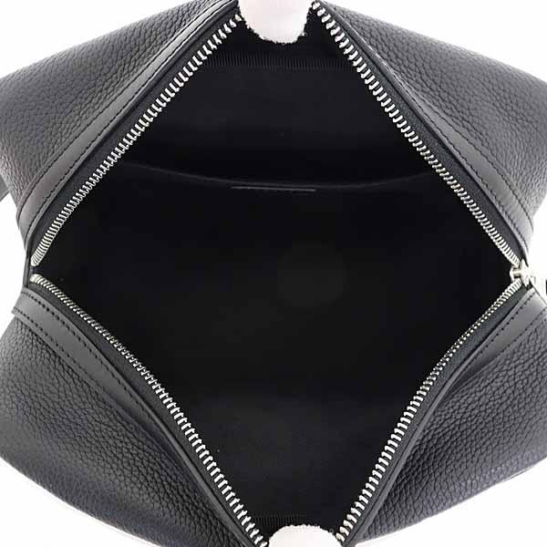 ダンヒル Dunhill 1893 ハーネスレザー ウォッシュバッグ フルグレインカーフレザー DU24F3117GN001 ブラック 【中古】Aランク dunhill（ダンヒル） Dunhill 1893 ハーネスレザー ウォッシュバッグ