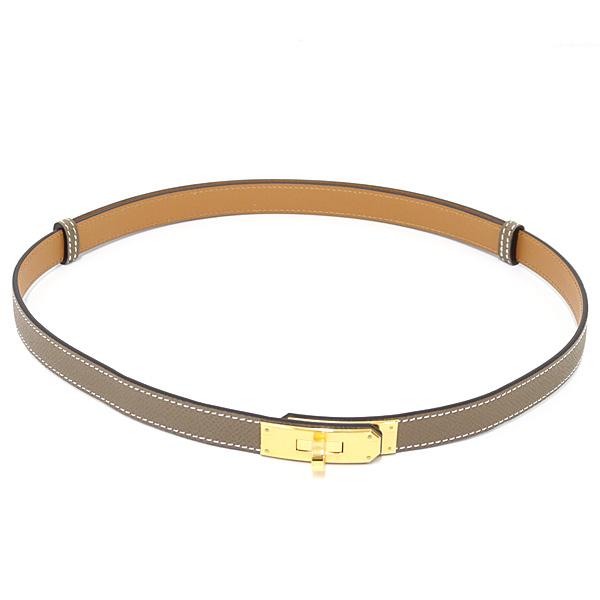⭐HERMES⭐ エルメス ケリー18 ベルト ゴールド ヴォーエプソン 刻印B HERMES（エルメス） レディースベルト ケリー 18 ヴォー・エプソン