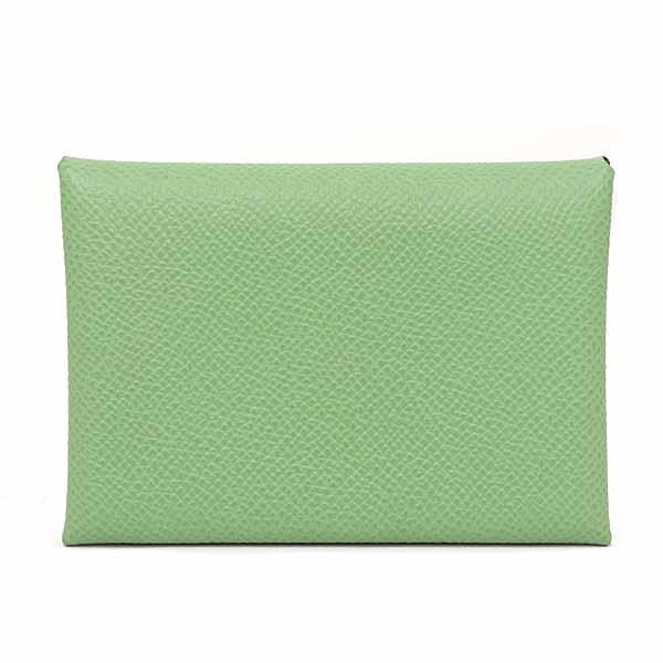 【HERMES】エルメス カルヴィデュオ グリーン 箱付き美品 B刻印 HERMES（エルメス） カルヴィ デュオ ヴォー・エプソン グリーン系 B