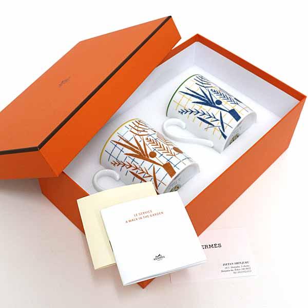HERMES（エルメス） マグ 〈ウォーク イン ザ ガーデン〉 2個