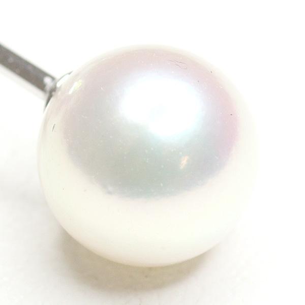 MIKIMOTO（ミキモト） パール ピアス K18WG アコヤ真珠(7.0mm