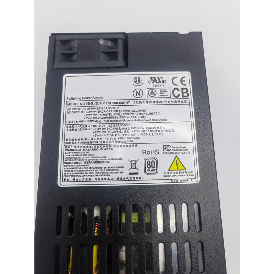 交換用300W 1U電源ユニット FSP300-60GHT FSP300-60LG FLEX 一体型