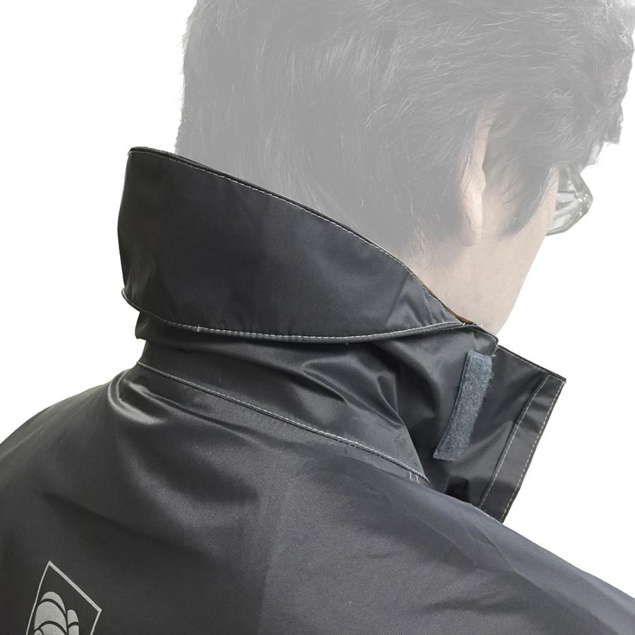 【売切特価50%OFF7800円→3900円】 レイト商会 バイク スクーター レインコート 透湿性 レインウェア  カッパ ファスナー 原付 通勤 雨 防水 | レイト商会 | 07