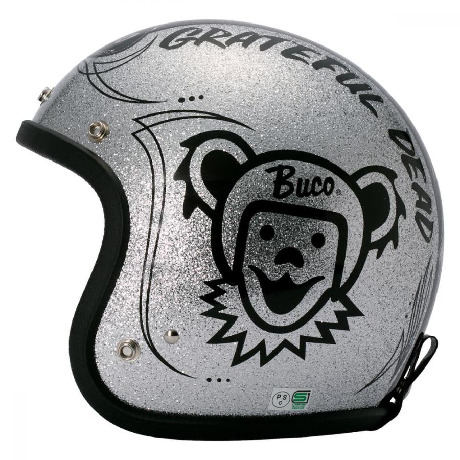 Buco グリッターシルバーヘルメット レイト商会 BUCO バイク ヘルメット ベビー エクストラ ブコ