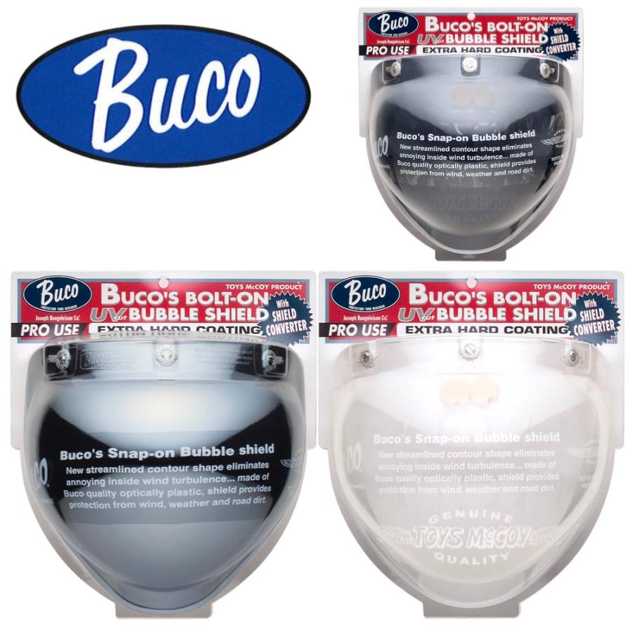 レイト商会 バイク ヘルメット BUCO ボルトオンバブル シールド 全3色