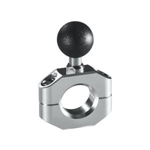 サインハウス マウントシステム C-40 シルバー パイプクランプベース