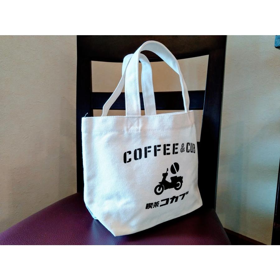 喫茶コカブ オリジナル トートバッグ ランチトートバッグ バイク 