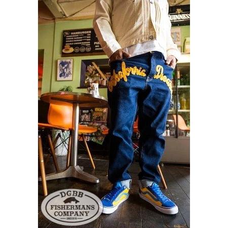 DGBB 201 STRETCH DENIM フロント刺繍あり デニム ジーパン DGBB 201 STRETCH DENIM フロント刺繍あり デニム ジーパン