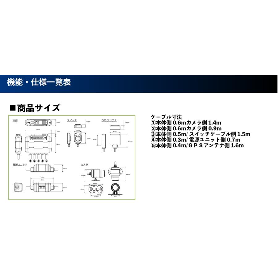 MITSUBA（ミツバ） ミツバサンコーワ バイク ドライブレコーダー EDR