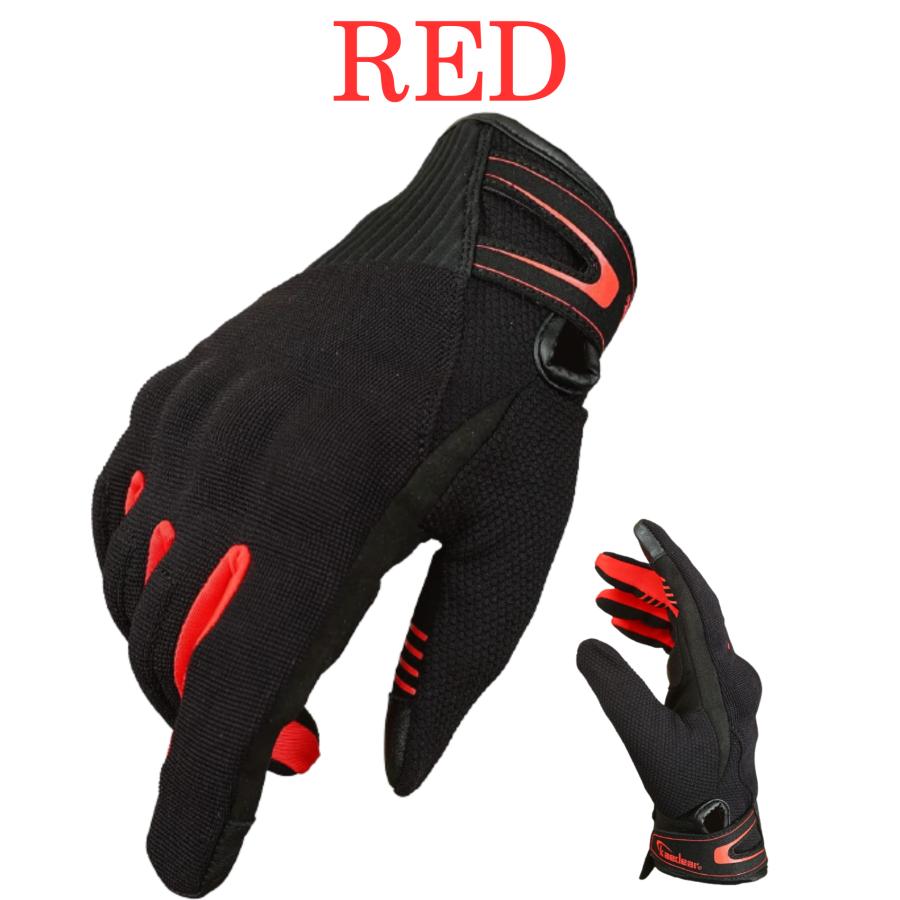 Kaedear（カエディア） バイク グローブ 夏 春 バイク用 メッシュ