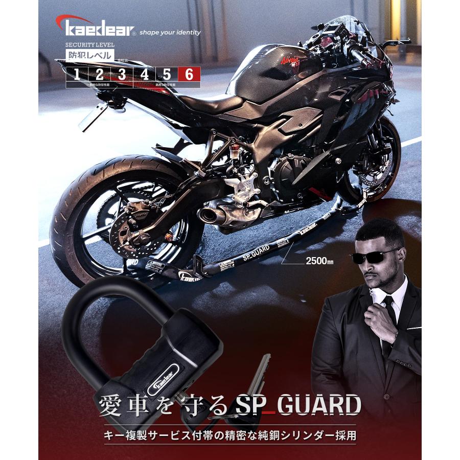 Kaedear バイクロック 1000mm チェーンロック 鍵 チェーン Kaedear バイクロック 1000mm チェーンロック 鍵 チェーン