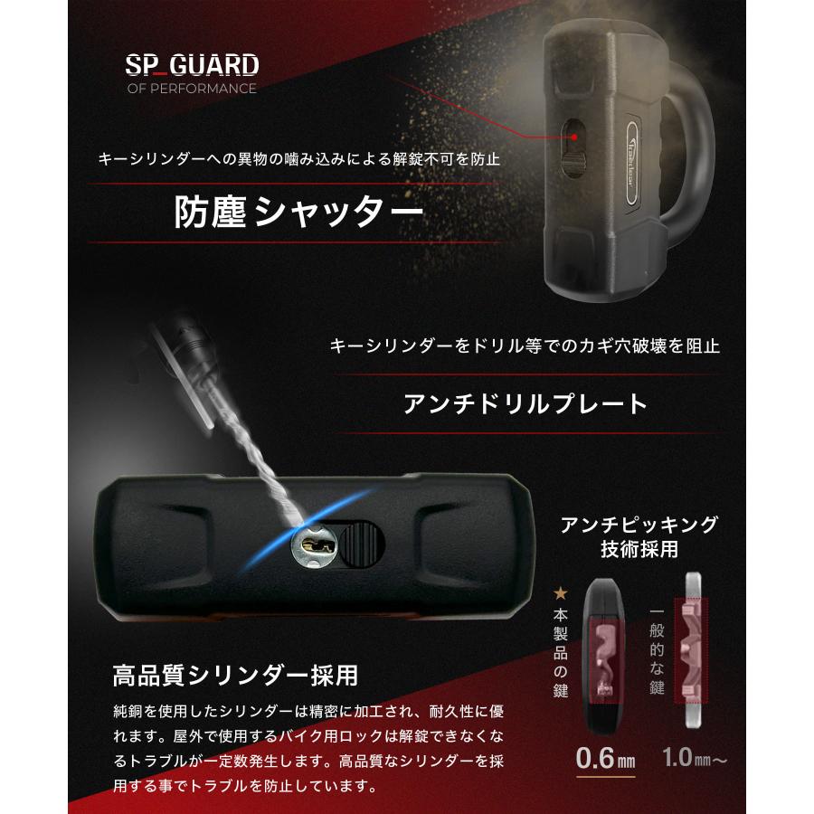 Kaedear バイクロック 1000mm チェーンロック 鍵 チェーン Kaedear バイクロック 1000mm チェーンロック 鍵 チェーン
