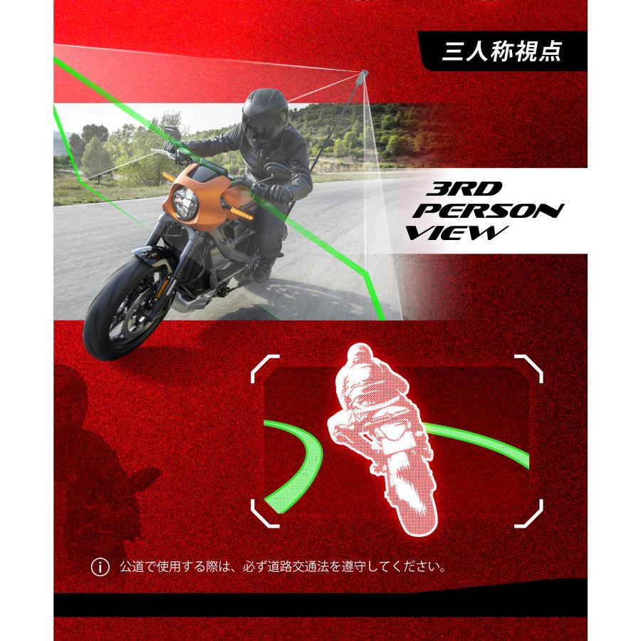 Kaedear(カエディア) バイク アクション カメラ マウント ロッド オートバイ ウェアラブルカメラ バイク用 カメラ固定用 アルミ製 アクションロッド KDR-QG2_4