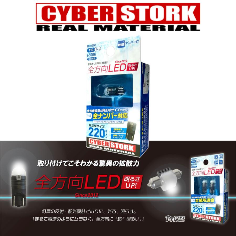 CYBER STORK サイバーストーク T10LED ホワイト ポジション 車幅