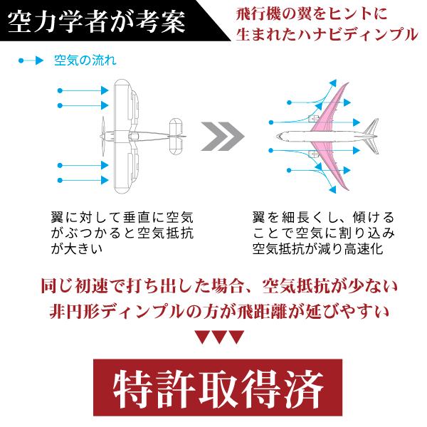 MYHANABI H2 マイハナビ ゴルフボール 公認球 ギフトアソート 6球入り ホワイト ピンク イエロー 飛距離アップ プレゼント シニア レディース