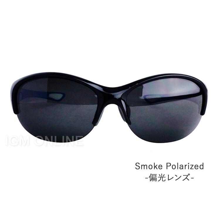 DaCO SURRY BK/BK/SP スポーツサングラス レディース スモーク偏光レンズ ブラック UVカット 紫外線カット ゴルフ ドライブ テニス ウォーキングの画像